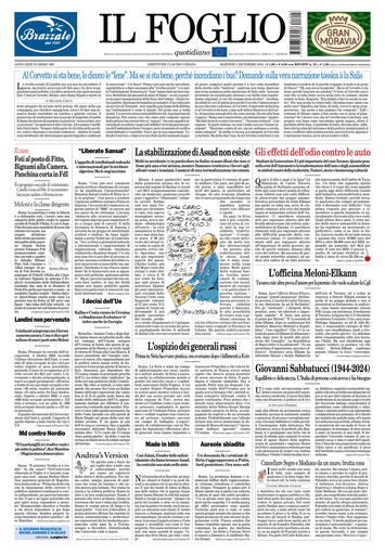 Prima-pagina-il foglio-messina-edizione-di-oggi-03-12-2024